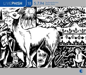 Live Phish 18 - 5.7.94 The Bomb Factory, Dallas, TX (cover)